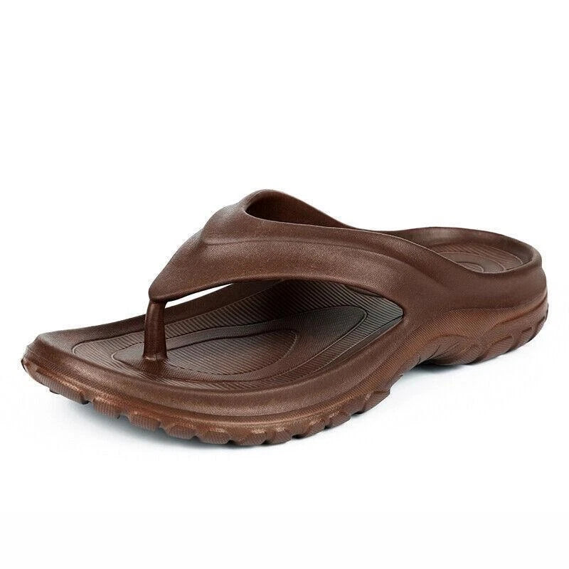 Men's Shoes Summer Slippers Toe Separators Flat Mules Soft Sandals Beach Sandals