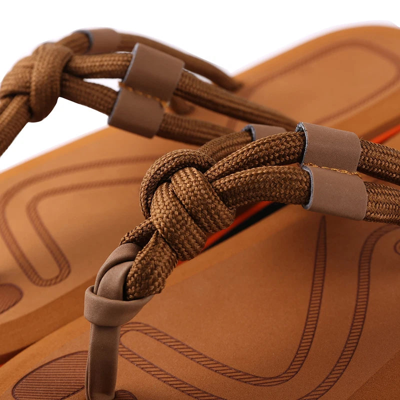 Men's Summer Mesa Knot Sandals Beach Flip Flops Slippers Sandals Shoes 9-10 Size