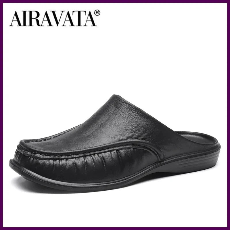 Men EVA Slippers Slip on Flats Shoes Fashion Beach Sandals Home Shoes Size 40-47