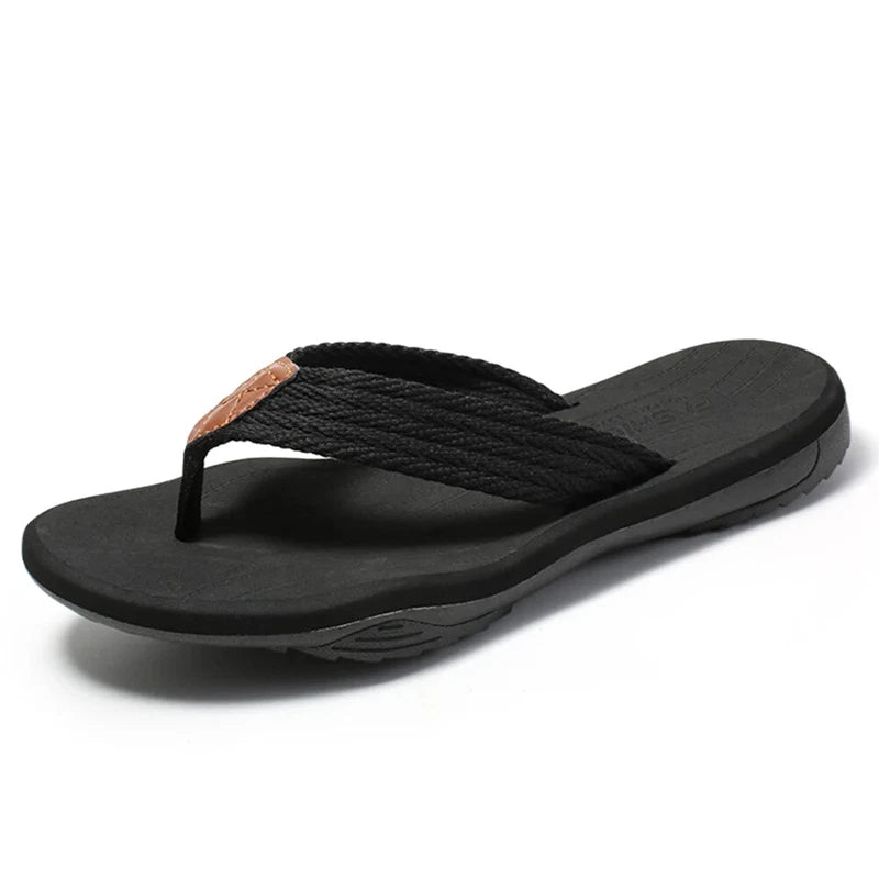 Men Beach Flip-Flops Slip on Summer Sandals Arch Support Casual Sports