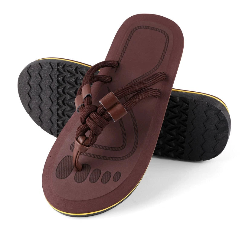 Men Summer Beach Fashion Thong Flip Flops Anti-Slip Sandals Casual Slippers 9-10