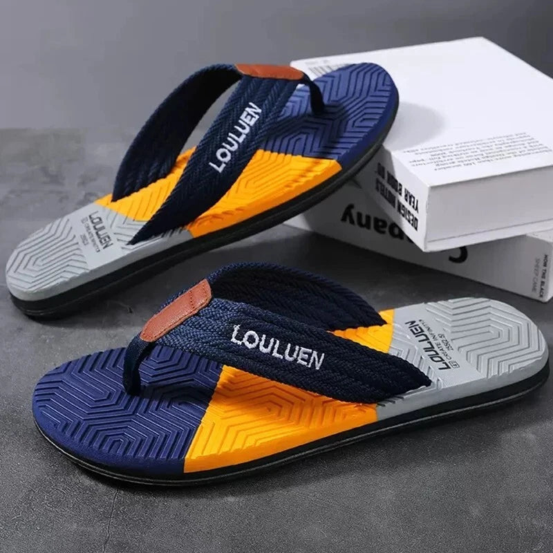 Men Flip Flops Summer Beach Slippers Breathable Casual Outdoor Footwear Shoes