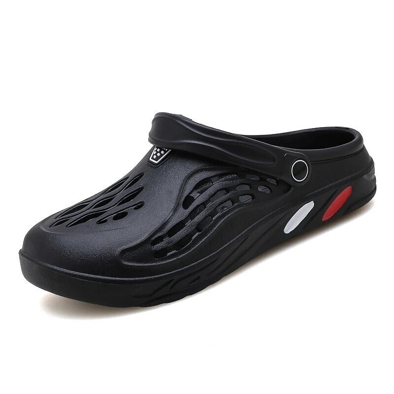 Men Garden Shoes Slip-on Outdoor Beach Slippers Sandals Lightweight Breathable