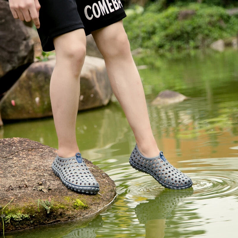 Men's Women' Jelly Sandals | Water Slip On Shoes | Beach Lightweight Slipper