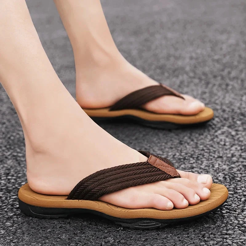 Men Slippers Summer Flip Flops Brand Fashion Outdoor Comfortable Casual