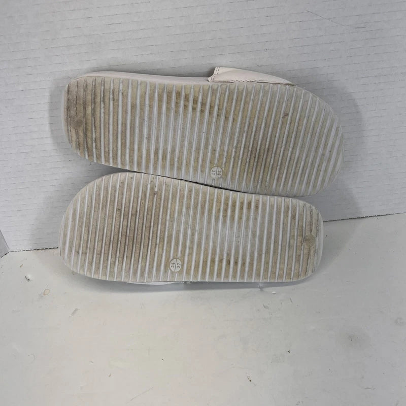 Sony PlayStation Flip Flops Size 4-4.5 Sliders Boys Gamer Slip On Sandals White