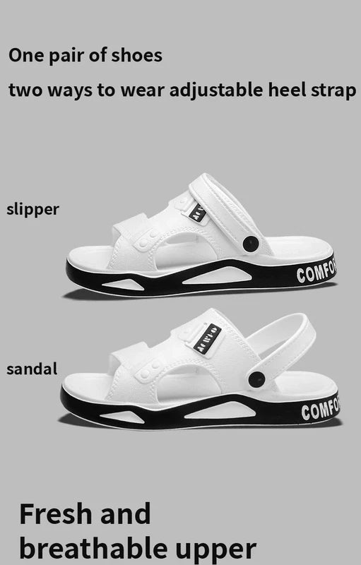 Men's Slippers Summer New Sandals EVA Light Adult Thick-soled Beach Shoes Non-sl