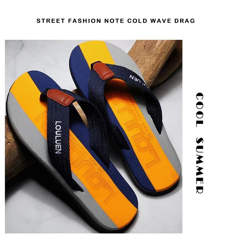 Men Fashion Summer Beach Slippers Outdoor Flip Flops Breathable Casual Trend USA