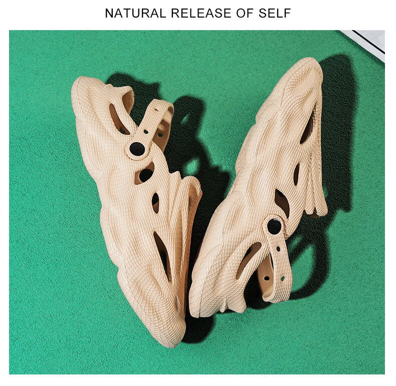 Men's Shoes Summer Beach Roman Sandals Casual Anti Slipper Runner hollow out new