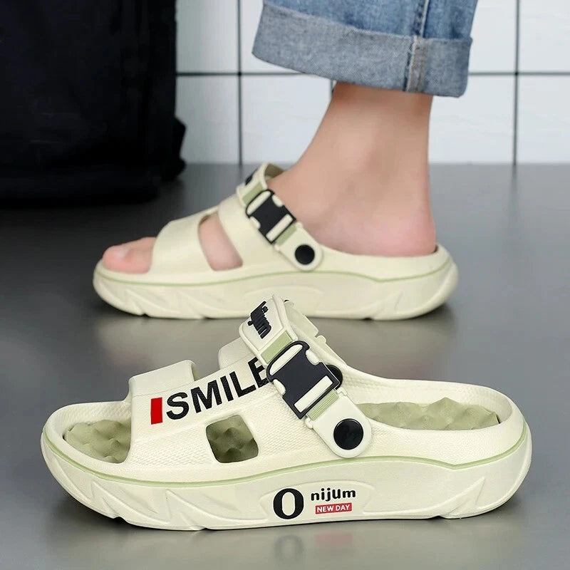 New Men's Massage EVA Slides Ultimate Comfort for Indoors Outdoors Shoes Gift