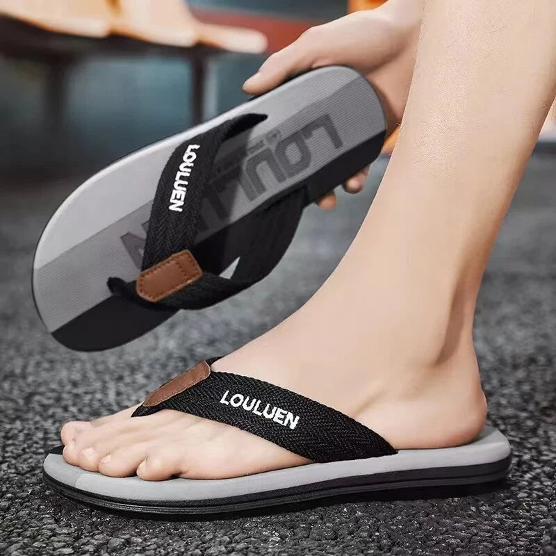 Men Fashion Summer Beach Slippers Outdoor Flip Flops Breathable Casual Trend USA