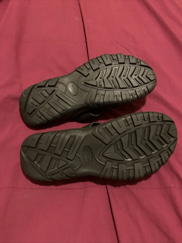 London Fog Mens Slide Slipper Comfortable Sandal Size 13 Black Beach Shoes NEW