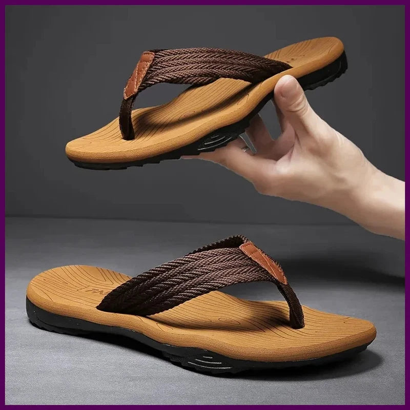 Men Slippers Summer Flip Flops Brand Fashion Outdoor Comfortable Casual