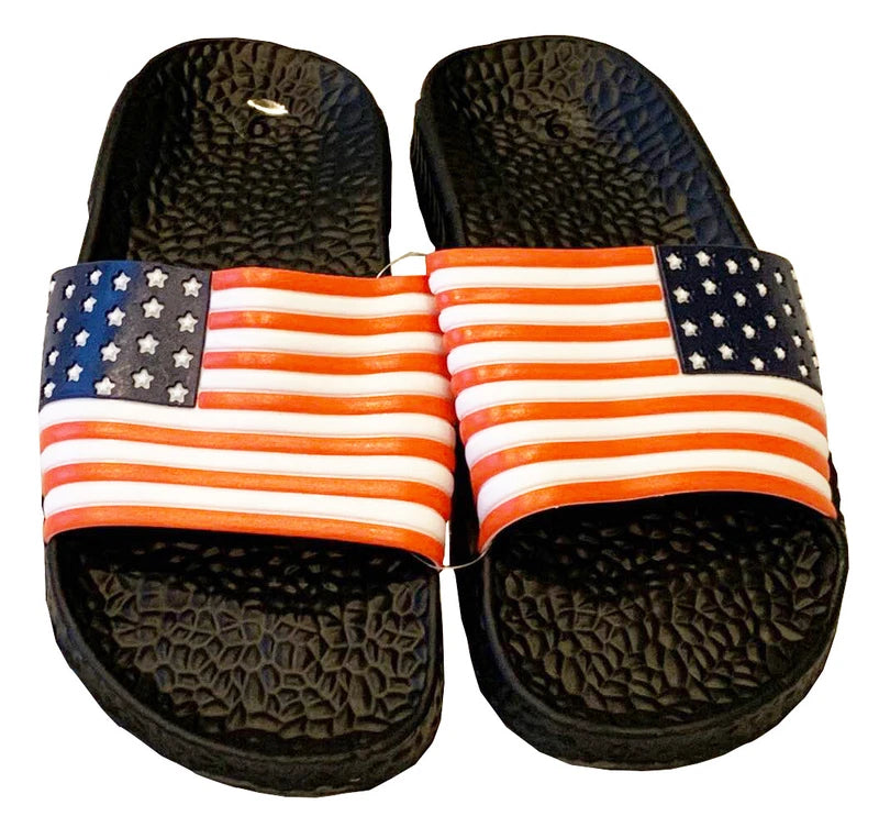 Mens Slip On Sport Sandals Slides Rubber Flip Flops Shower Slippers Pool Beach