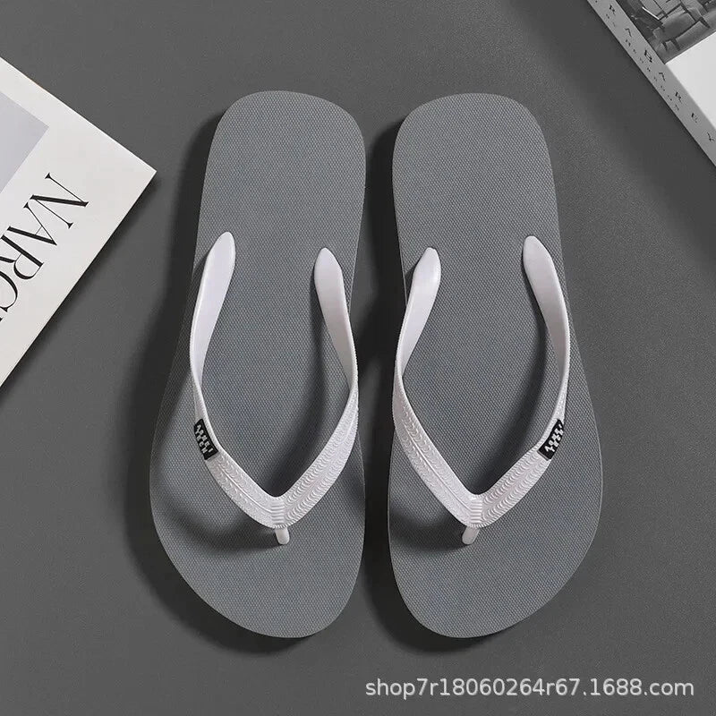 Men's Minimalist Flip Flops  Summer Fashion Outdoor Wear-resistant Beach Sandals