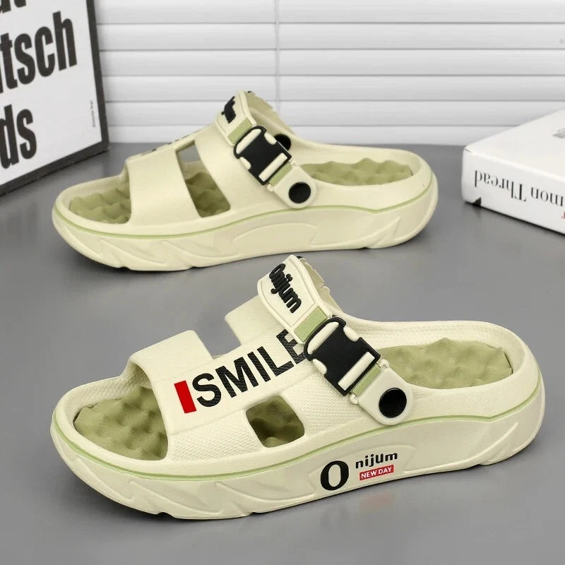 New Men's Massage EVA Slides Ultimate Comfort for Indoors Outdoors Shoes Gift