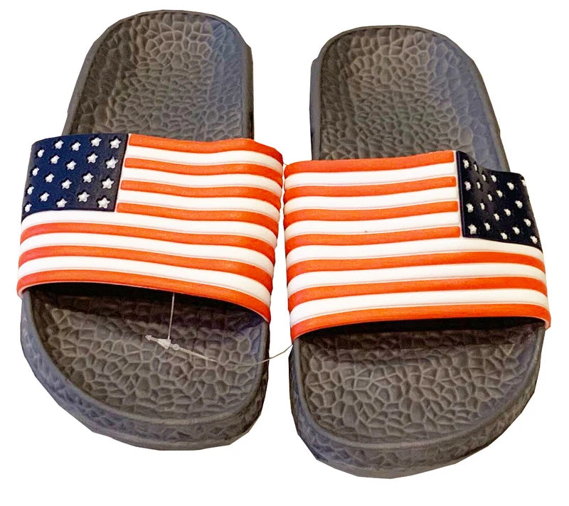 Mens Slip On Sport Sandals Slides Rubber Flip Flops Shower Slippers Pool Beach