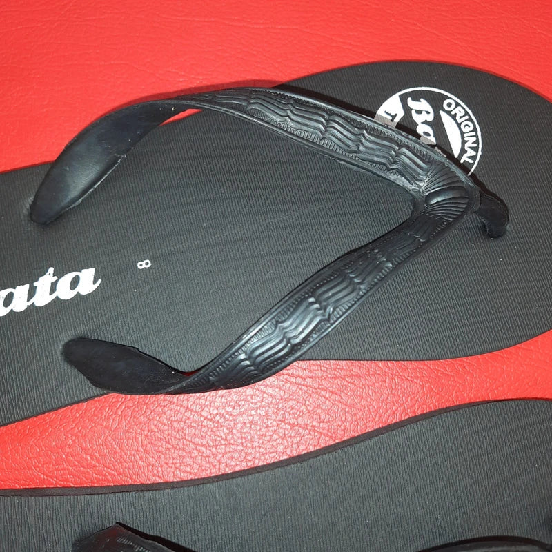 Men's Summer Sandals Natural Rubber Slippers Beach Shoes Regular Fit