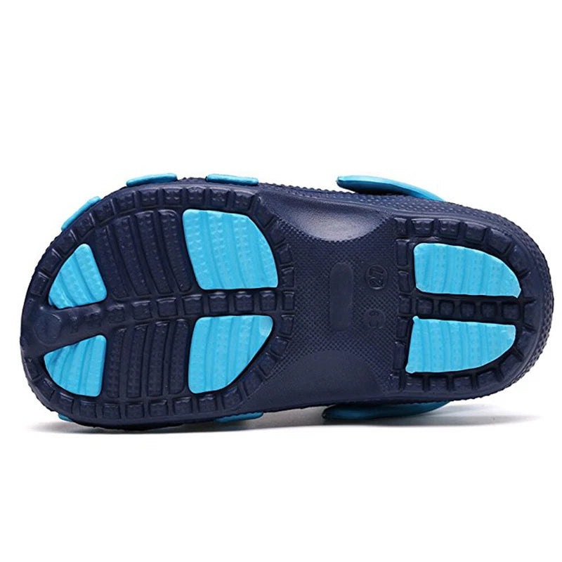 Garden Clogs Shoes Girls Boys Kids  Slip-On Casual Two-tone Slippers Sandals US