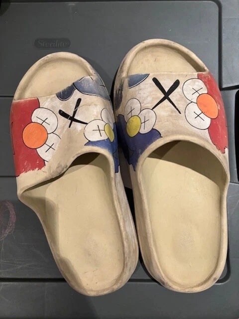 Unisex Summer Elmo Cookie Monster Slides Beach Sandals Slip-ons