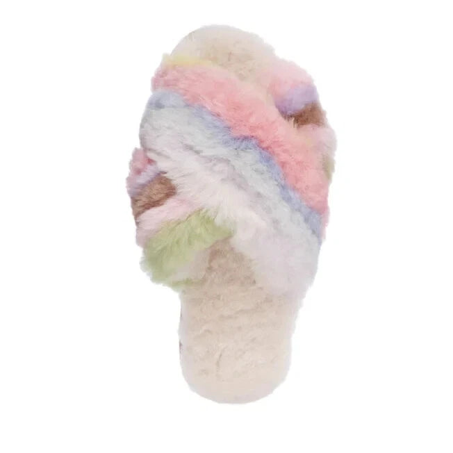 🔥BLOWOUT SALE!🔥 EMU Australia Mayberry Rainbow Pastel Slippers Sizes 6 7 8 9🔥