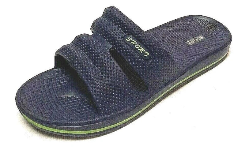 Men's Sport House Slipper Beach Thong Very Strong Soft Footbed 3 Color Choice