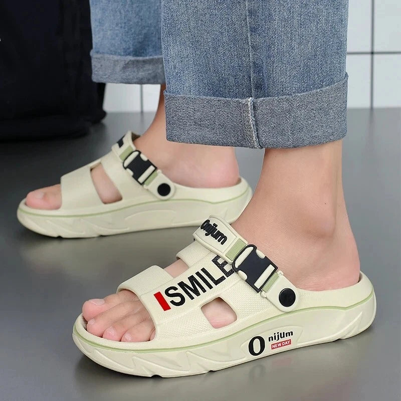 New Men's Massage EVA Slides Ultimate Comfort for Indoors Outdoors Shoes Gift