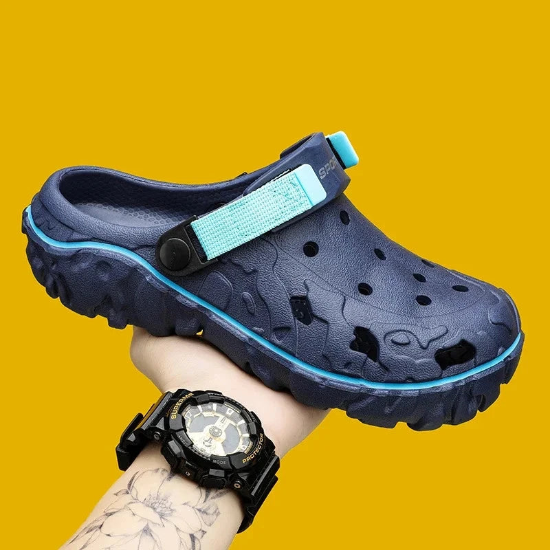 Men Slippers Summer New EVA Soft-soled Slides Sandals Indoor Outdoor Walking