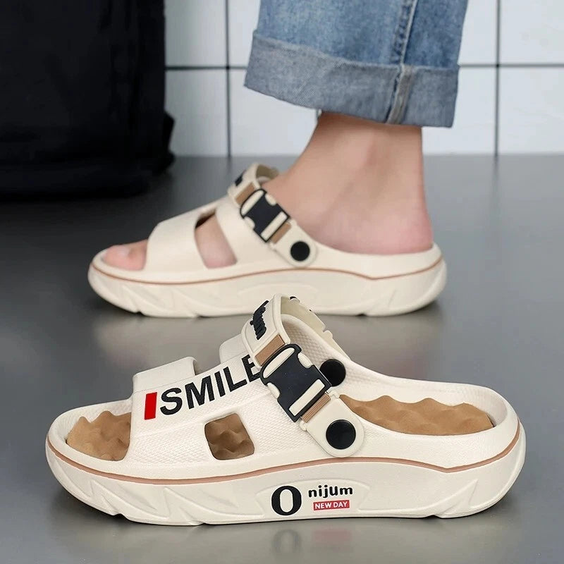 New Men's Massage EVA Slides Ultimate Comfort for Indoors Outdoors Shoes Gift