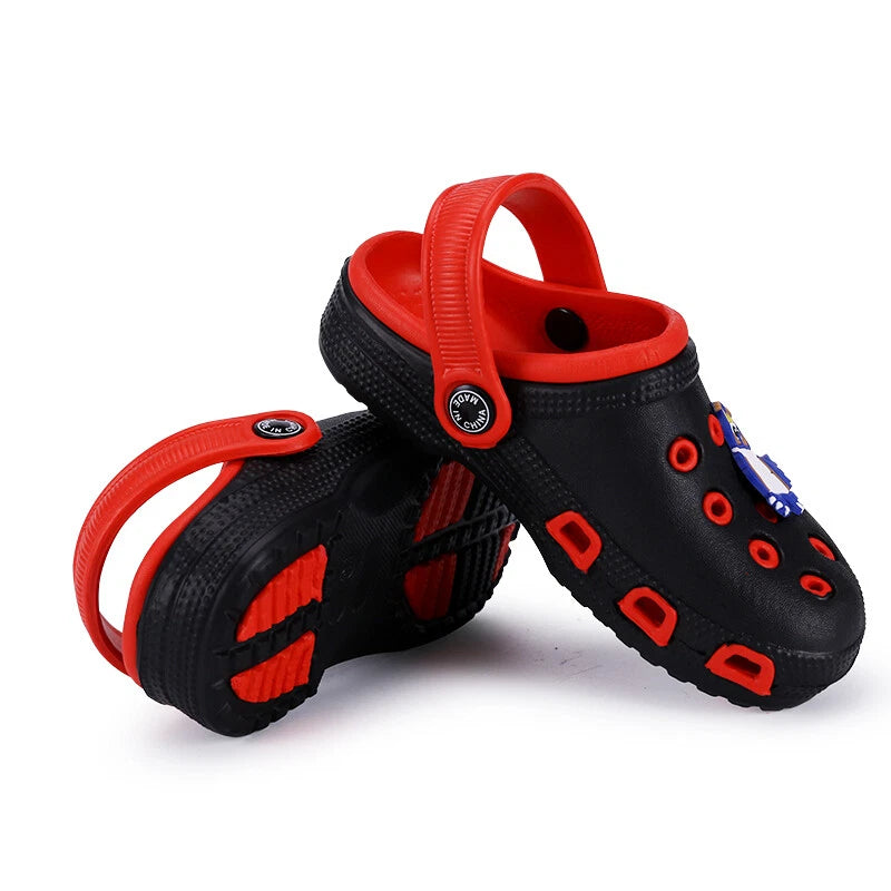 Garden Clogs Shoes Girls Boys Kids  Slip-On Casual Two-tone Slippers Sandals US