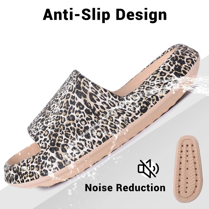 Women Men Cloud Slippers Comfort Pillow Slide Sandals Bathroom Beach Home Shoes