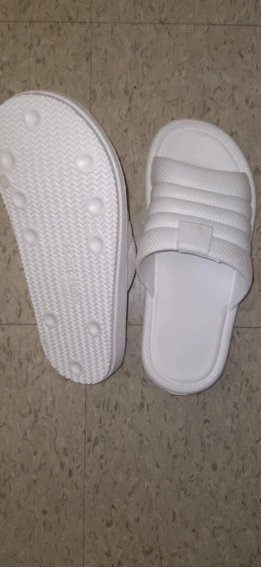 Women & Shower Slippers Hotel Beach Pool Bath Slip On Flat Slipper size