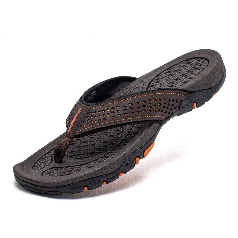 Men Flip Flops Athletic Sandals Arch Support Thong Outdoor Beach Sandals Shoe US