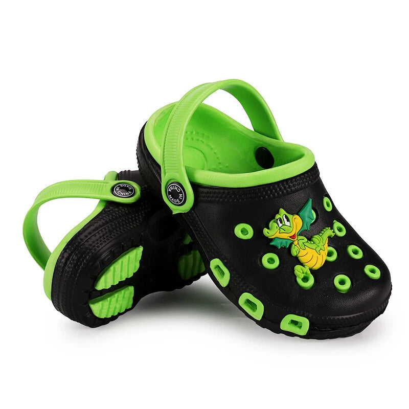 Garden Clogs Shoes Girls Boys Kids  Slip-On Casual Two-tone Slippers Sandals US