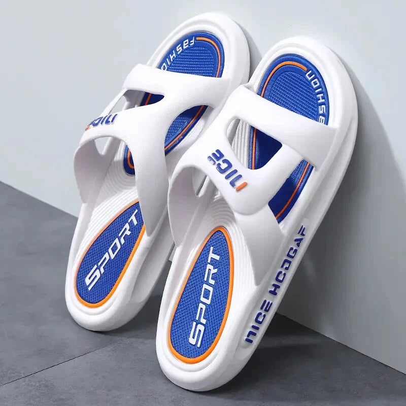 New Design Pvc Slippers for Men Sandals Non-Slip Sandals Summer Beach Size 10