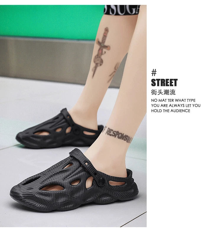 Men's Shoes Summer Beach Roman Sandals Casual Anti Slipper Runner hollow out new