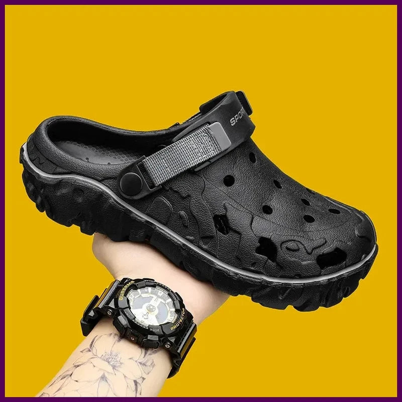 Men Slippers Summer New EVA Soft-soled Slides Sandals Indoor Outdoor Walking