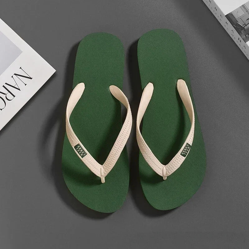 Men's Minimalist Flip Flops  Summer Fashion Outdoor Wear-resistant Beach Sandals