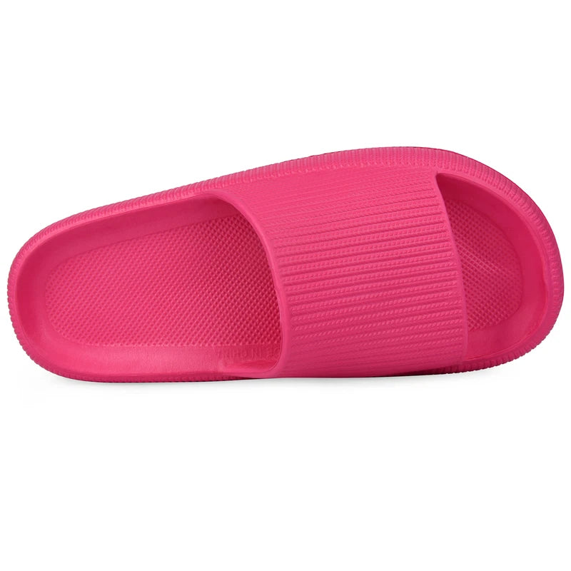 Women Men Cloud Slippers Comfort Pillow Slide Sandals Bathroom Beach Home Shoes