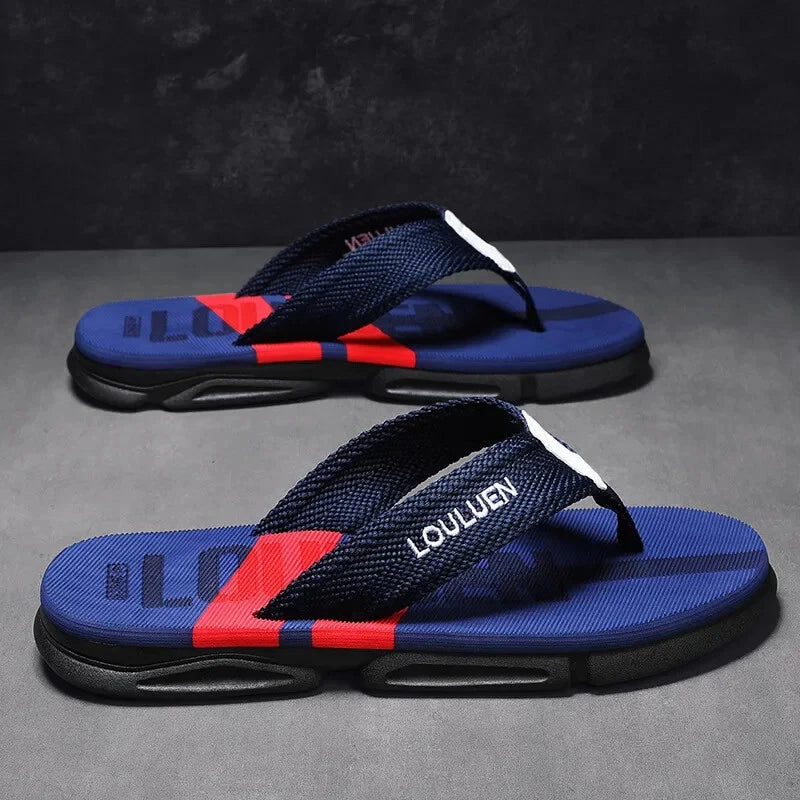 Summer Flip Flops Men Outdoor Casual Beach Shoes Slippers Men's Anti-skid