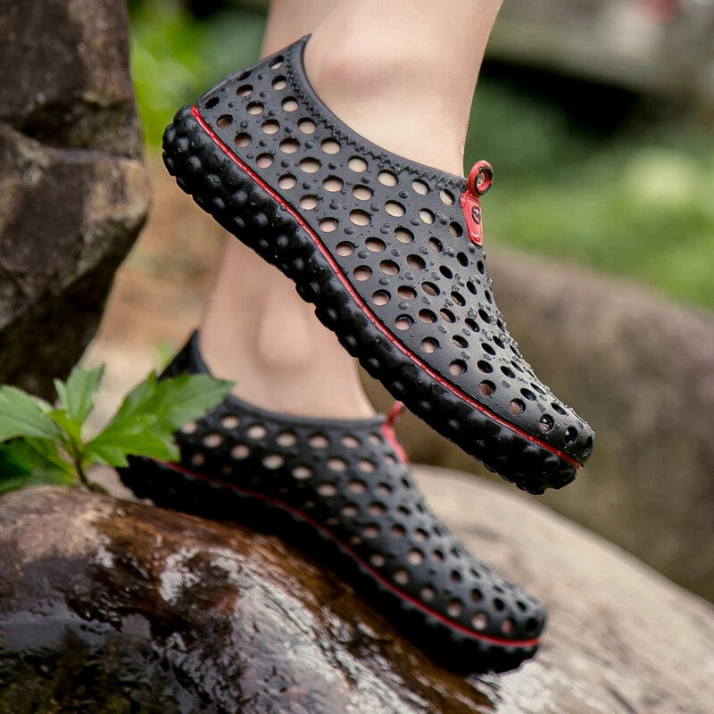 Men's Women' Jelly Sandals | Water Slip On Shoes | Beach Lightweight Slipper