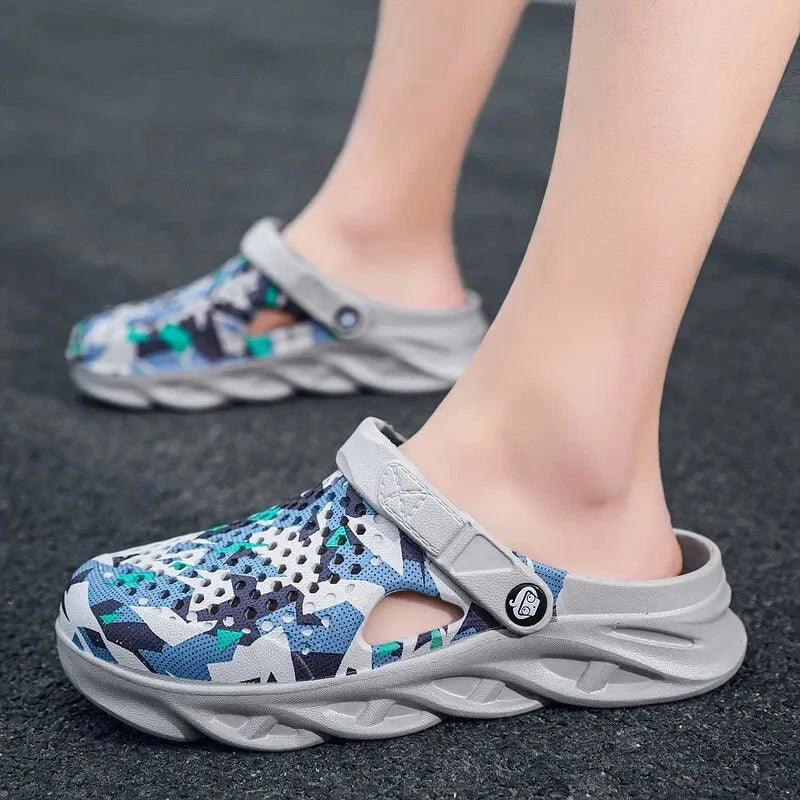 Unisex Summer Slippers Men Clogs Platform Women Beach Sandals Outdoor Casual