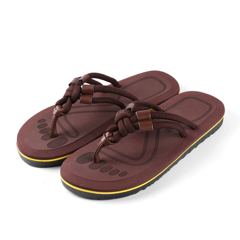 Men Summer Beach Fashion Thong Flip Flops Anti-Slip Sandals Casual Slippers 9-10