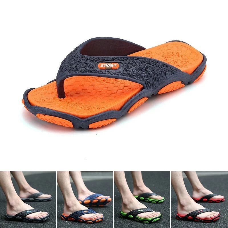 Mens Thong Flip Flops Slippers Summer Sandals Beach Shoes New Fashion
