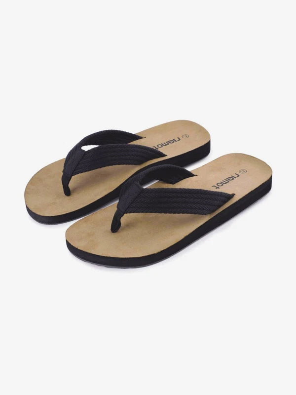 Riemot Men's Classic Summer Flip Flops  Support lightweight Beach Sandals