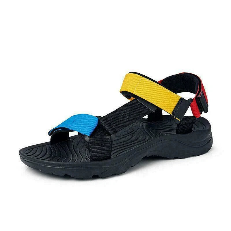 Mens Sandals Strap Casual Beach Slippers Outdoor Sport Breathable Summer Shoes d