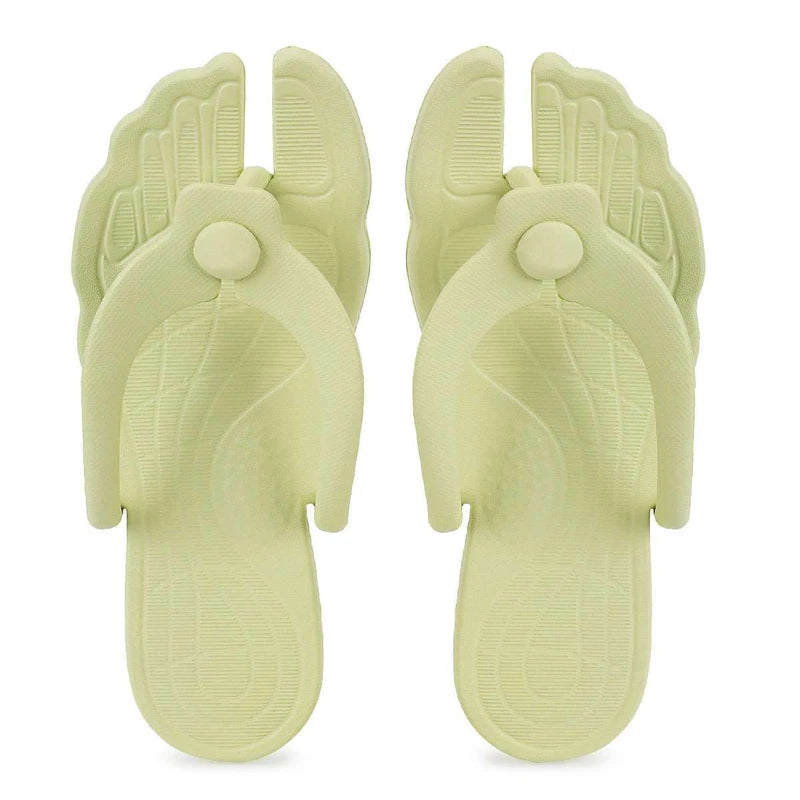 Portable Folding Flip Flops Sandals Slippers Non-Slip Travel Beach Assemblable