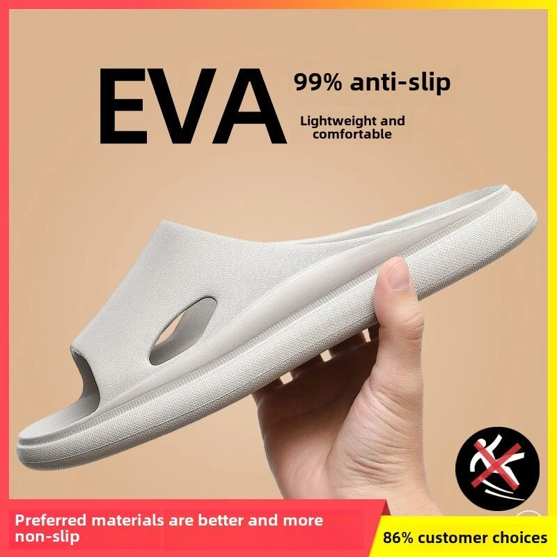 Summer Thong Sandals for Men, Ultra-Soft Sole Anti-Skid Beach Slides New Design