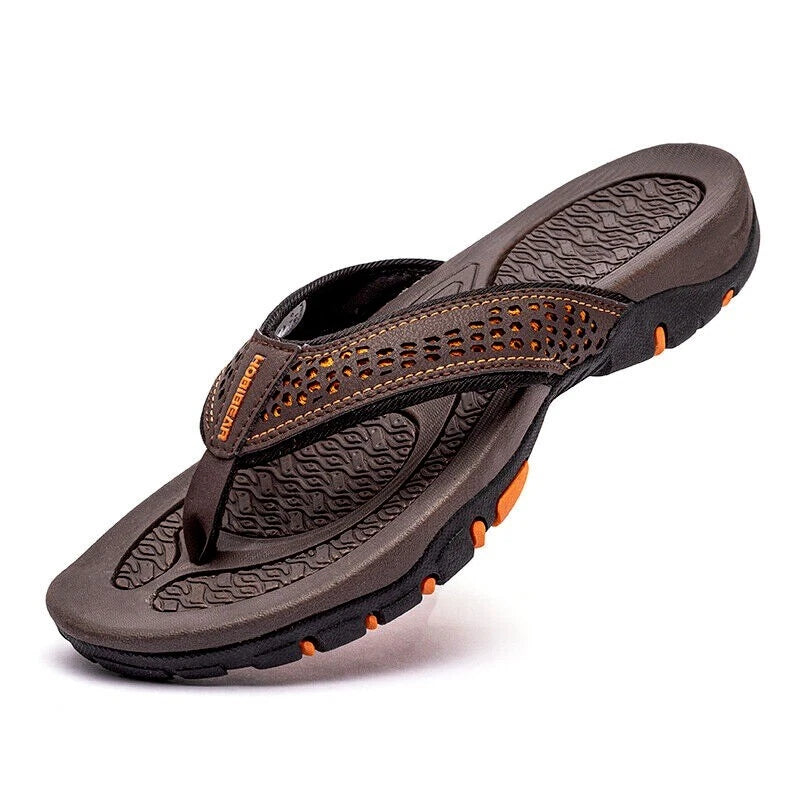 Men Flip Flops Athletic Sandals Arch Support Thong Outdoor Beach Sandals Shoe US