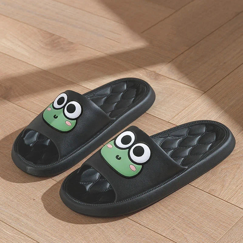 Summer Beach Slides Bathroom Anti Slip Slipper Non-Slip Home Flip Flops Cartoon